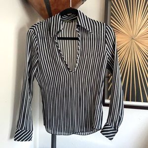 Le Caviar long sleeve blouse